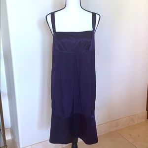 Sleeveless Silk Blend Dress Size 6 Purple Violet